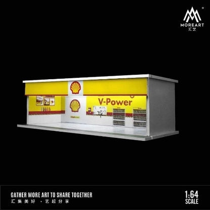 MO914112 MoreArt 1:64 Maintenance Factory Workshop MAINTENANCE WORKSHOP Shell Diorama