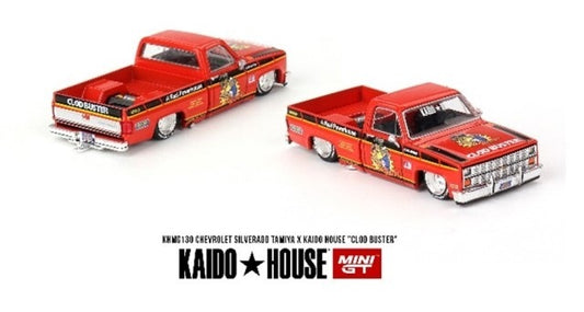 KHMG130 TSM MINI-GT 1:64 Chevrolet Silverado TAMIYA x KAIDO HOUSE "Clad Buster" Left-hand drive