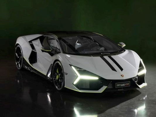 [ Pre-order ] LS543J LookSmart 1:43 Lamborghini Revuelto Grigio Hati / Verde Scandal