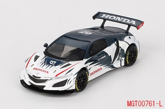 MGT00761-L TSM MINI-GT 1:64 Honda NSX GT3 EVO Red Bull Formula Nurburgring 2023 AlphaTauri Yuki Tsunoda Left-hand drive