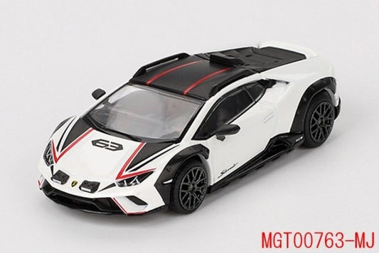 MGT00763-MJ TSM MINI-GT x~ Mijo 1:64 Lamborghini Huracan Sterrato Bianco Asopo White Left-hand drive *Blister pack