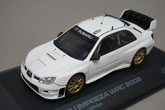 1:43 HPI 945 Subaru IMPREZA WRC 2006 Plain Color Model White