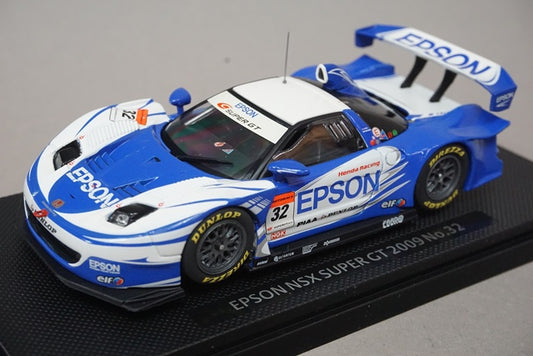 1:43 EBBRO 44180 Honda EPSON NSX Super GT500 2009 #32