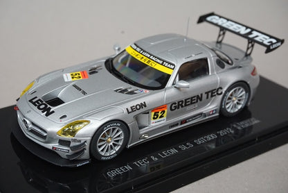 1:43 EBBRO 44747 Mercedes-Benz Greentech & Leon SLS SGT300 2012 #52