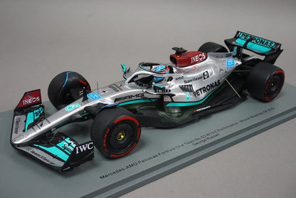 1:18 SPARK 18S777 Mercedes AMG Petronas F1 W13 E Performance Brazilian GP Winner 2022 #63