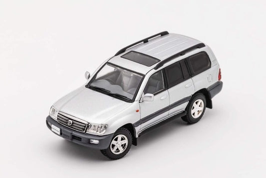 KS-023-381 GCD Gaincorp Products 1:64 Toyota Land Cruiser LC100 Silver