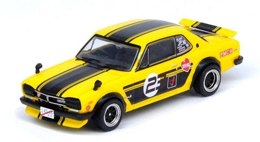 IN64-KPGC10-YL23 INNO MODELS 1:64 Nissan Skyline 2000 GT-R (KPGC10) Yellow