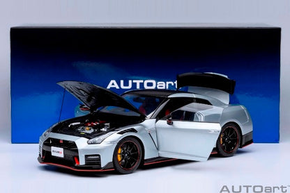 77503 AUTOart 1:18 Nissan GT-R R35 NISMO Special Edition Ultimate Metal Silver