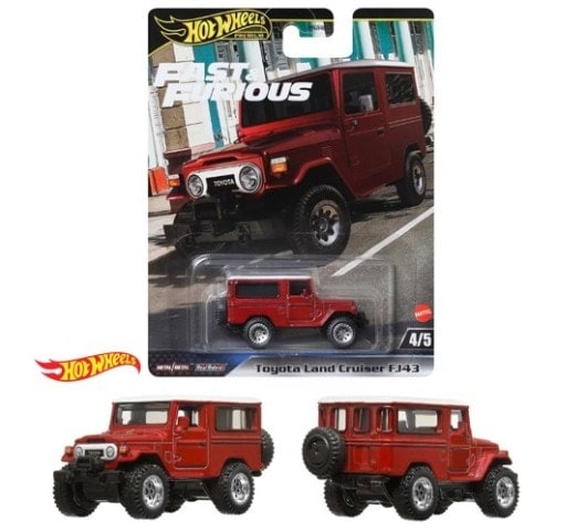 HRT96-9866 Hot Wheels Toyota Fast and Furious Land Cruiser FJ43 1 carton 10 pieces model car