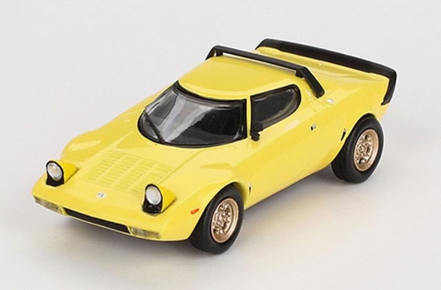 MGT00771-MJ TSM MINI-GT x~ Mijo 1:64 Lancia Stratos HF Stradale Giallo Fly Yellow Left-hand drive *Blister pack