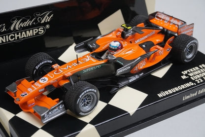 1:43 MINICHAMPS 400070120 Spyker F8-VII European GP Nurburgring 2007 #21 model car