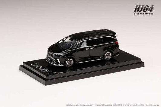 HJ641076ABK Hobby JAPAN 1:64 Lexus LM500h (RHD) / 4seats Graphite Black Glass Flake