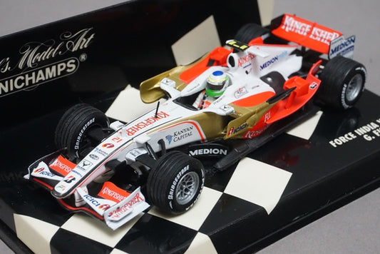 1:43 MINICHAMPS 400080021 Force India VJM01 2008 #21 G.Fisichella