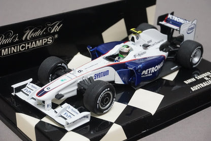 1:43 MINICHAMPS 400090006 BMW Sauber F1.09 Australia GP 2009 N.Heidfeld