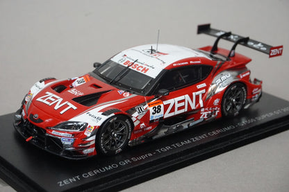 1:43 SPARK SGT062 Toyota ZENT CERUMO GR Supra GT500 Super GT 2023 #38