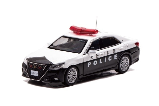 H7640027 RAI'S 1:64 Toyota Crown Athlete (GRS214) Osaka Express way patrol