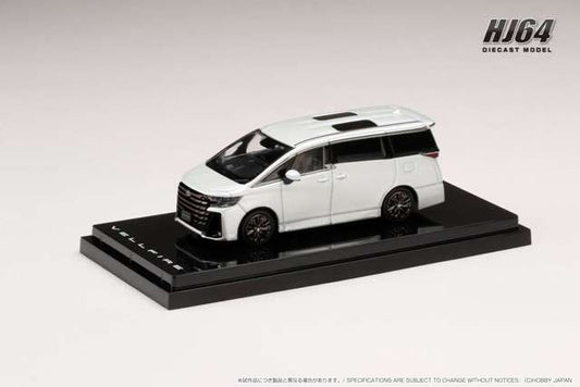 HJ641077BW Hobby Japan 1:64 Toyota Vellfire Z Premier Platinum White Pearl Mica