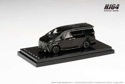 HJ641078ABK Hobby JAPAN 1:64 Toyota ALPHARD Executive Lounge Black