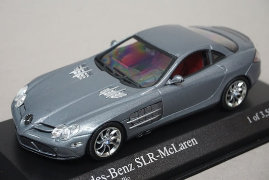 1:43 MINICHAMPS 400033022 Mercedes Benz SLR McLaren 2003 Dark Silver