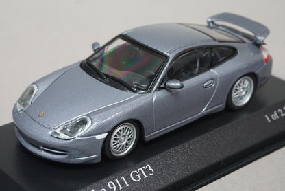 1:43 MINICHAMPS 430068008 Porsche 911 GT3 1998 Gray Metallic