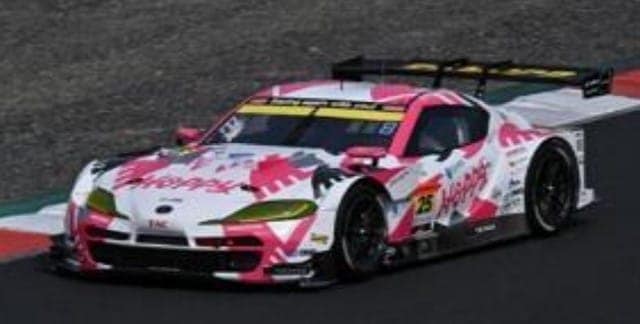 SGT172 Spark 1:43 Schatz GR Supra GT HOPPY team TSUCHIYA GT300 SUPER GT 2024 #25 T. Suganami - T. Matsui - K. Sato