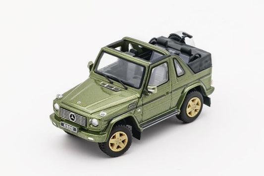 KS-070-391 GCD Gaincorp Products 1:64 Mercedes Benz G500 Convertible LHD Green