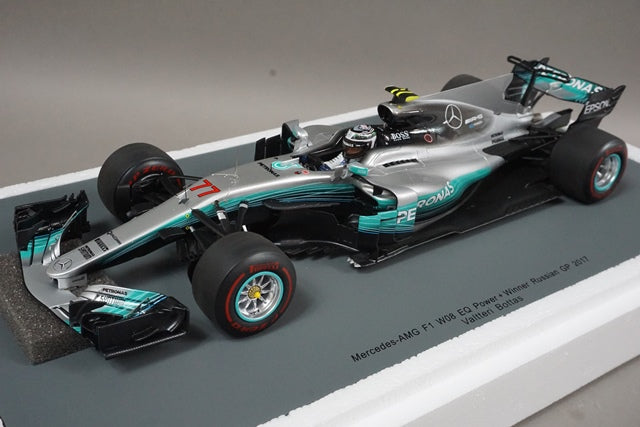 1:18 SPARK 18S301 Mercedes AMG F1 W08 EQ Power+ Russian GP winner 2017 #77 Valtteri Bottas