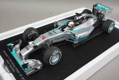 1:18 SPARK 18S138 Mercedes F1 W05 British GP winner 2014 #44 L.Hamilton