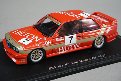 1:43 SPARK SA033 BMW E30 M3 Macau GP 1987 #7