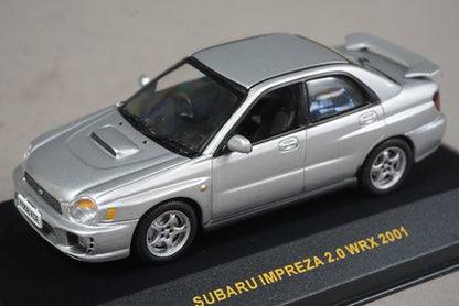 1:43 ixo MOC002 Subaru Impreza 2.0 WRX 2001 Silver