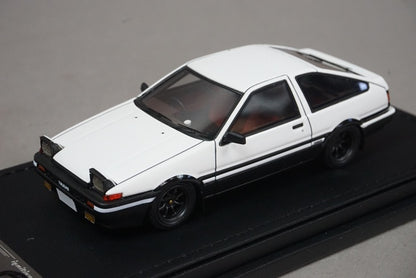 1:43 ignition model IG2875 Toyota Initial D Sprinter Trueno 3Dr GT Apex (AE86) White/Black