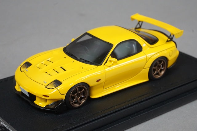 1:43 ignition model IG2869 Mazda Initial D RX-7 (FD3S) Yellow