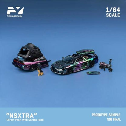 FY64018 Finclassically 1:64 NSX TRA Colorful chrome Deluxe version