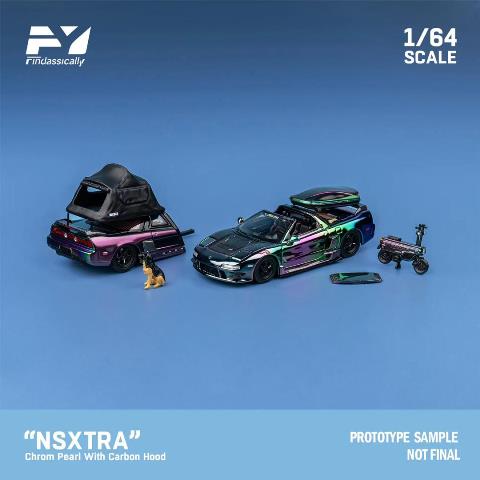 FY64018 Finclassically 1:64 NSX TRA Colorful chrome Deluxe version