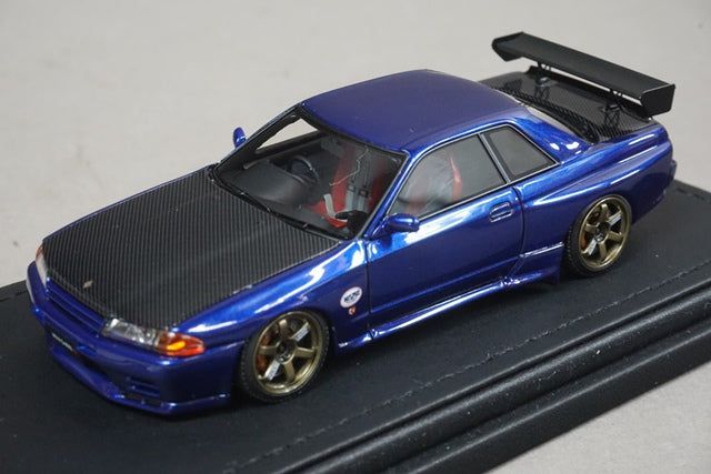 1:43 ignition model KWAMON2070 Nissan Skyline GT-R NISMO (R32) Blue