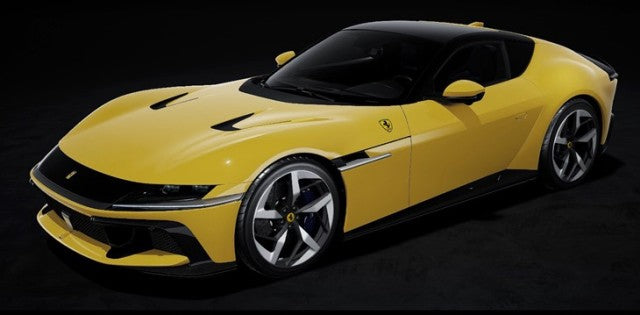 [ Pre-order ] LS553E LookSmart 1:43 scale Ferrari 12 Cilindri Giallo Montecarlo