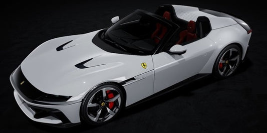 [ Pre-order ] LS556B LookSmart 1:43 scale Ferrari 12 Cilindri Spider Bianco Artico
