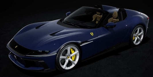 [ Pre-order ] LS556H LookSmart 1:43 scale Ferrari 12 Cilindri Spider Blue Pozzi