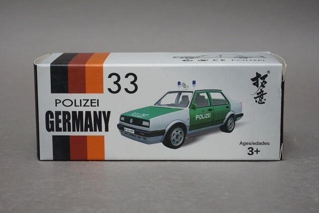 33 拓意 XCARTOYS 1:64 German Police Car Diecast