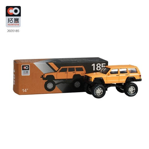 185 拓意 XCARTOYS 1:64 Jeep Cherokee Orange/Yellow Diecast