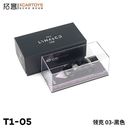 T1-05 拓意 XCARTOYS 1:64 Lynk & Co 03 Black Diecast