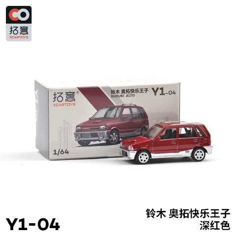 Y1-04 拓意 XCARTOYS 1:64 Suzuki ALTO WORKS Red Diecast