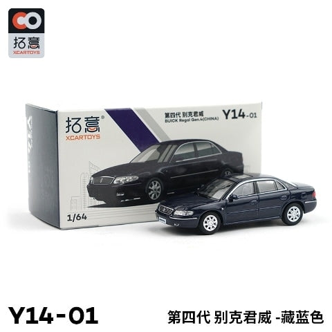 Y14-01 拓意 XCARTOYS 1:64 Buick Regal Dark Blue Diecast