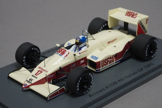 1:43 SPARK S3911 Arrows A10B Italian GP 1988 #17 Derek Warwick