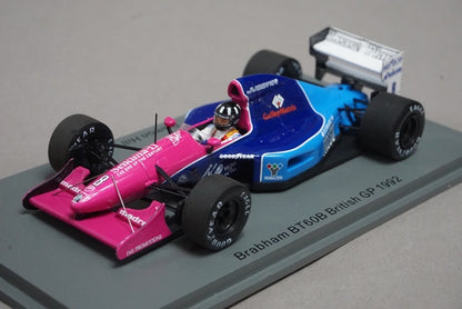 1:43 SPARK S7444 Brabham BT60B British GP 1992 #8 Damon Hill