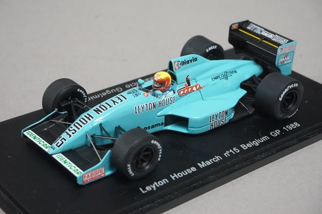 1:43 SPARK S1652 Leyton House March Belgian GP 1988 #15 Mauricio Gugelmin