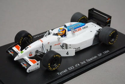 1:43 SPARK S1597 Tyrrell 022 Spanish GP 1994 #4 A.Senna