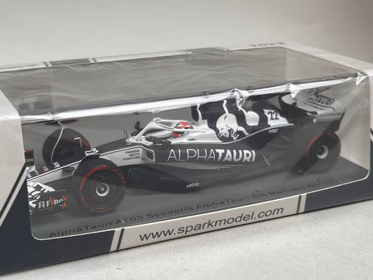 1:43 SPARK S8527 Alfatauri AT03 Bahrain GP 2022 #22 Yuki Tsunoda