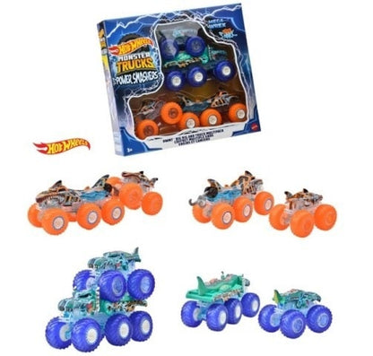 HYJ29-9864 Hot Wheels Monster Truck Transporter Set model car