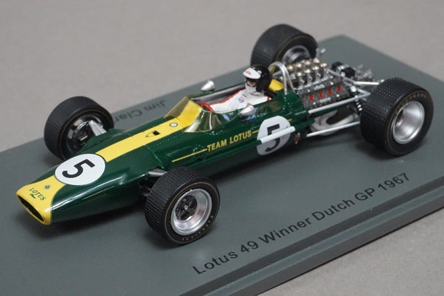 1:43 SPARK S4826 Lotus 49 Netherlands GP Winner 1967 #5 J.Clark